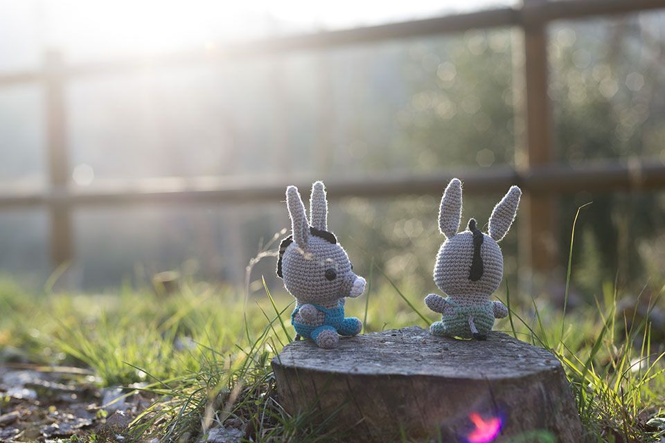 Patrón gratis amigurumi burro