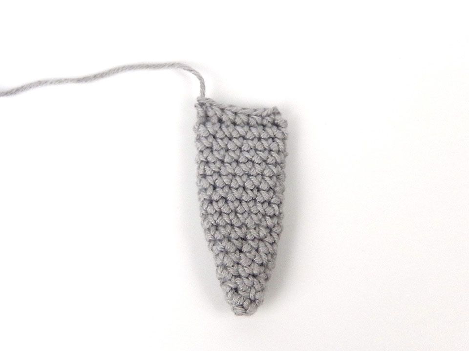Patrón burro amigurumi orejas 2