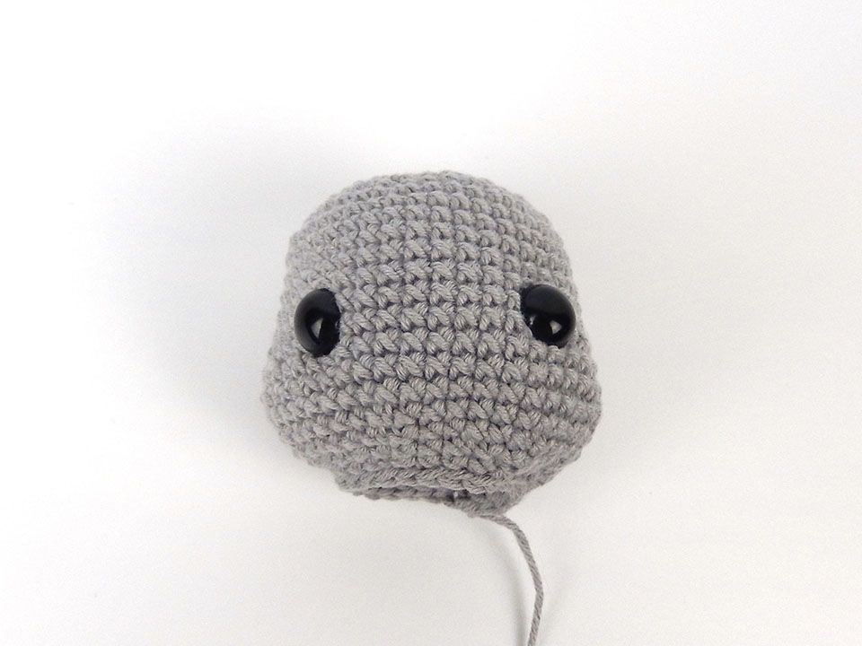 Cabeza burro amigurumi