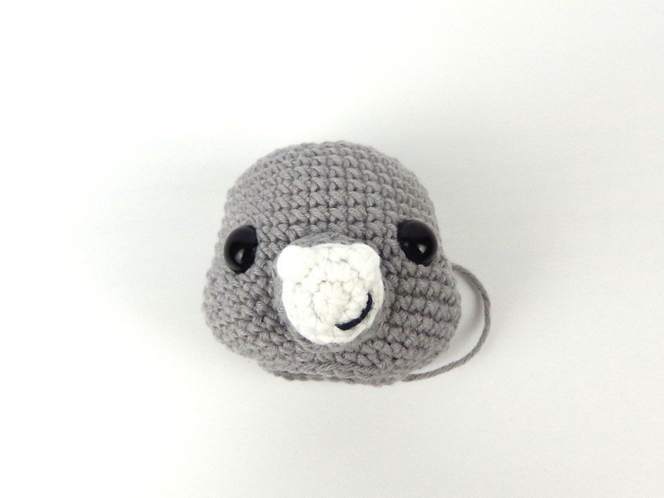 Cabeza burro amigurumi 2