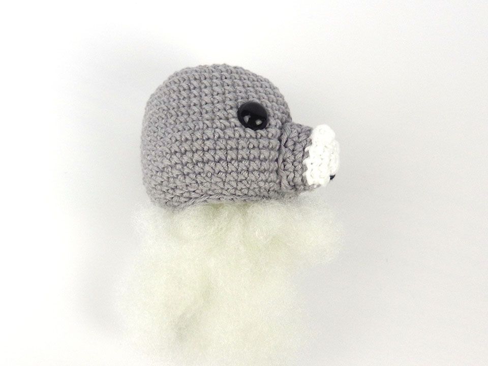 Cabeza burro amigurumi 3