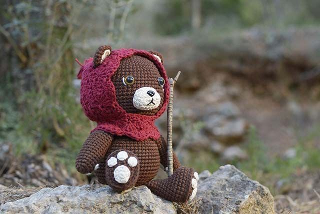 Oso pardo amigurumi