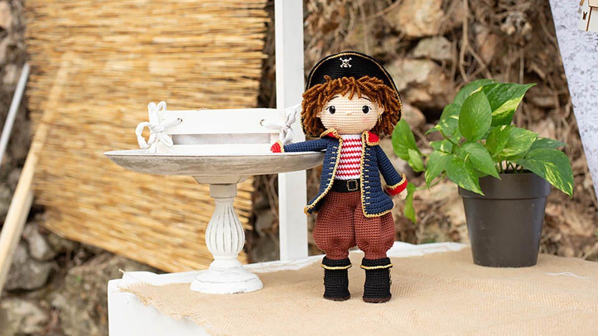 Taller pirata amigurumi