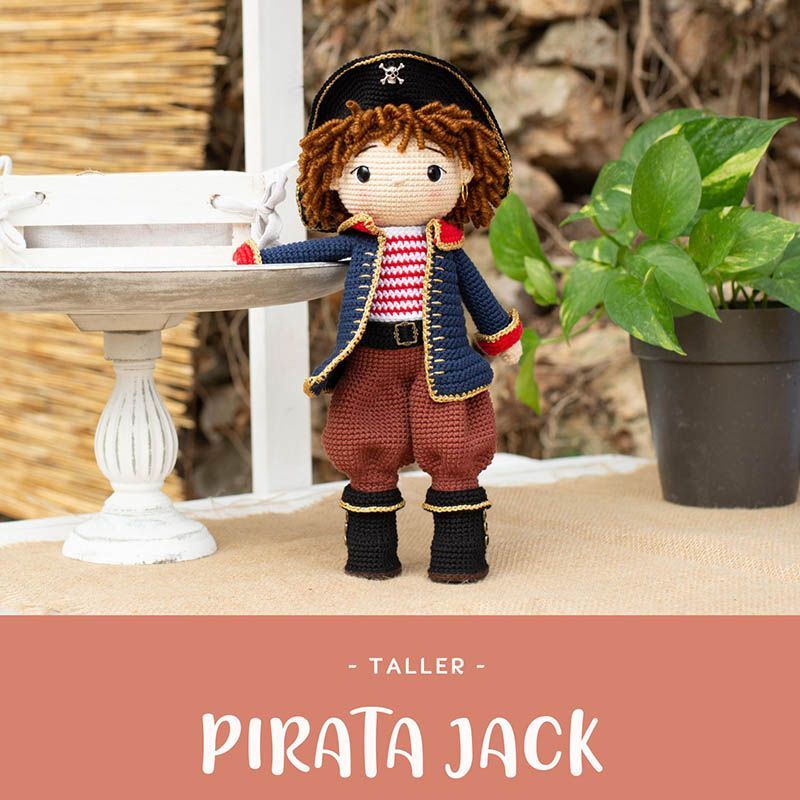 Taller amigurumi pirata Jack