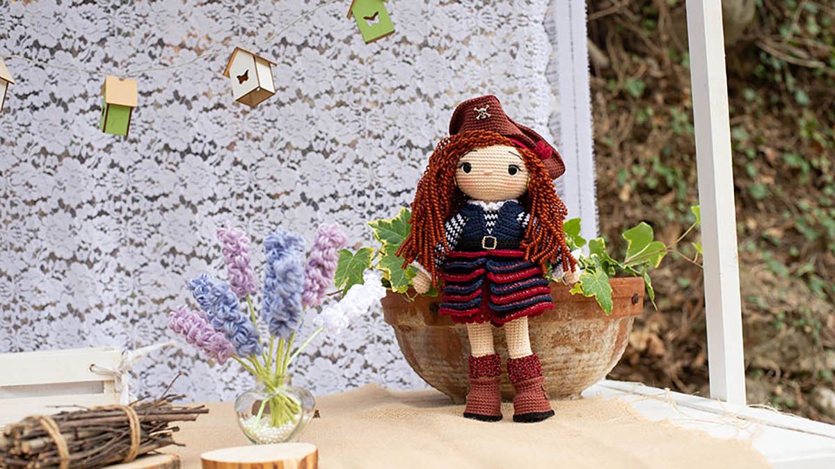 Taller Pirata Rosa amigurumi