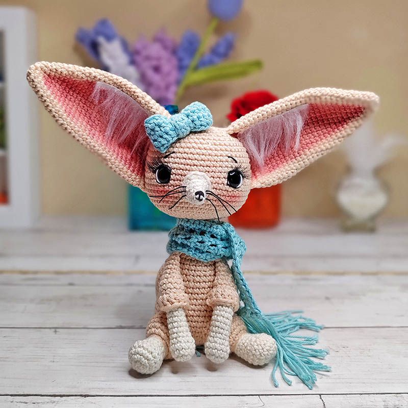 patrón fennec amigurumi
