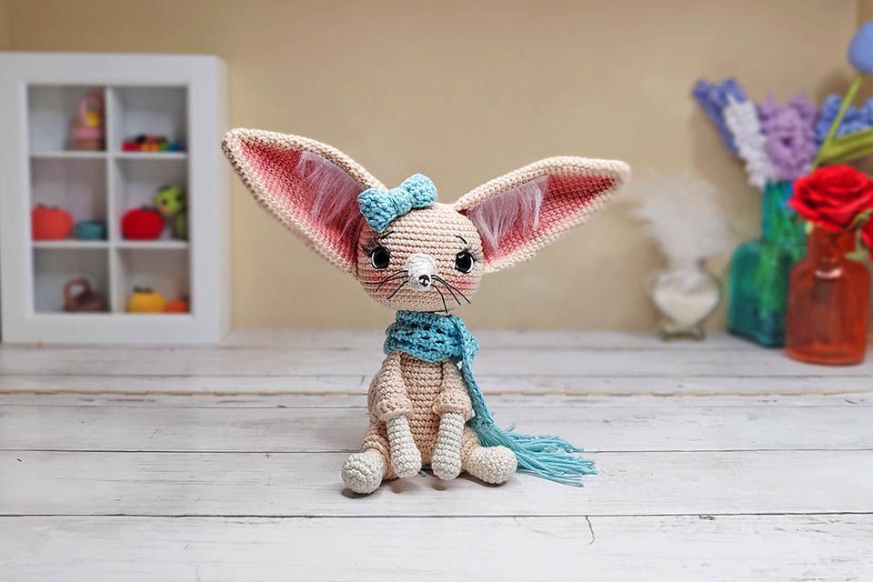 Te presento a Luna 🦊 – Un amigurumi con alma y orejas enormes
