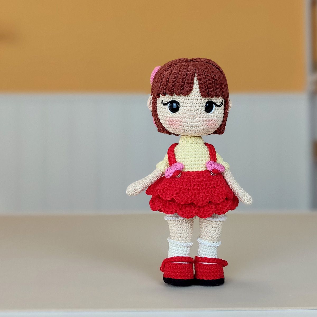 patrón amigurumi muñeca